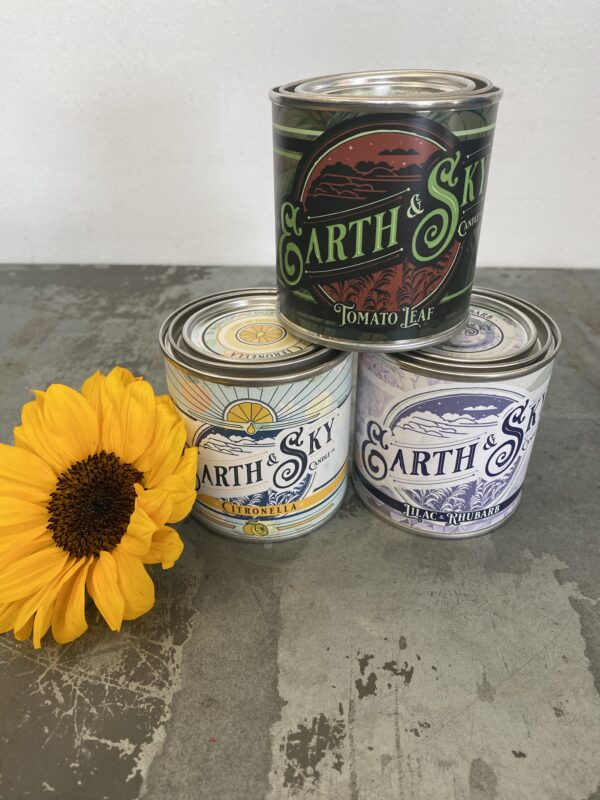 Kansas Earth and Sky Candles 7.5 oz Summer Tins