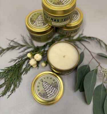 Messner Bee Farm Christmas Tree Candle