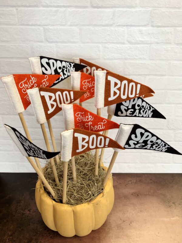 Novelty Pennant Flags - Spooky