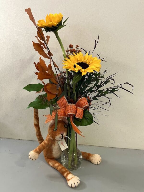 Sunflower Purr-fect Bouquet