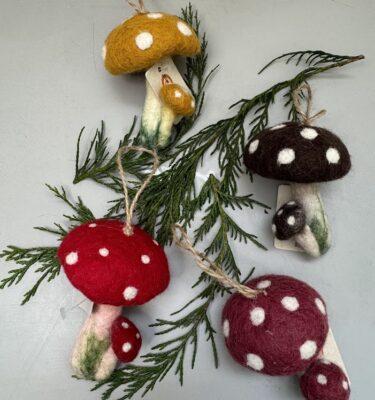 Mushroom Ornament
