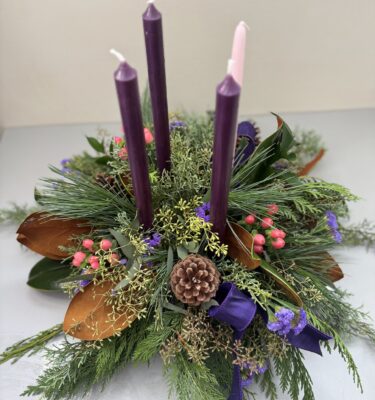 Fresh Advent Wreath