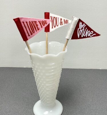 Valentine's Novelty Pennant Flags